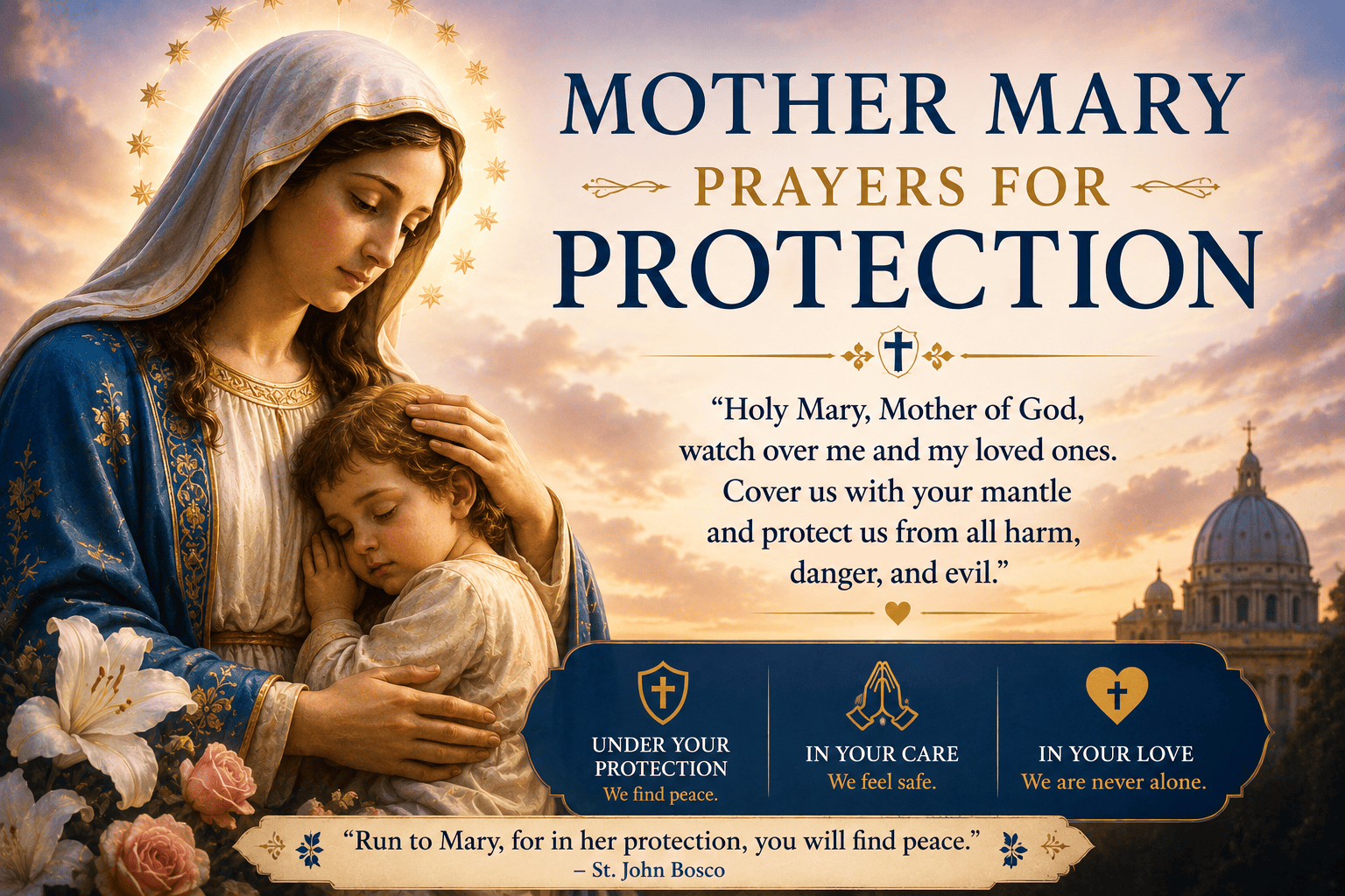 mother mary prayers for protection