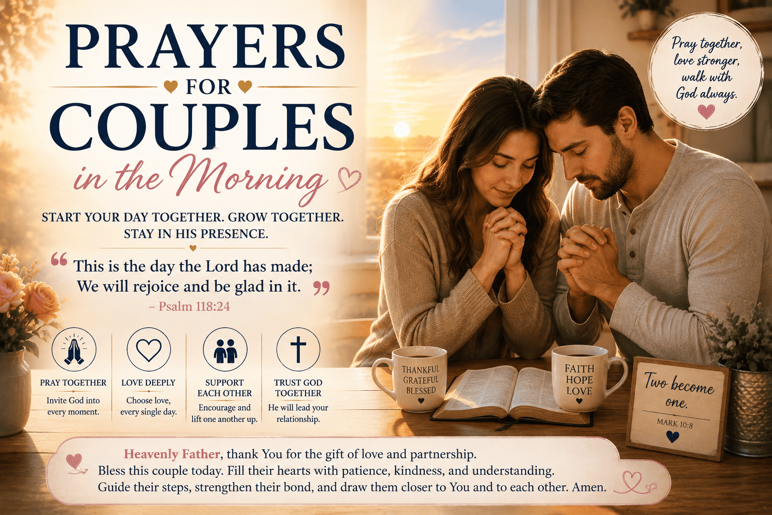 prayers for couples in the morning
