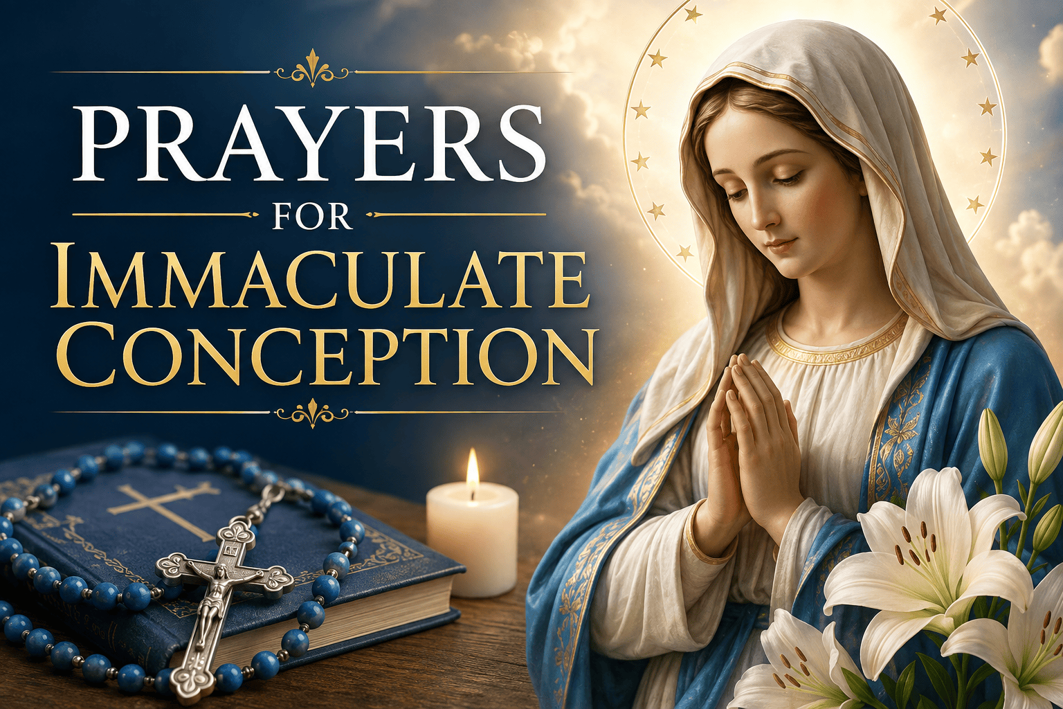 prayers for immaculate conception