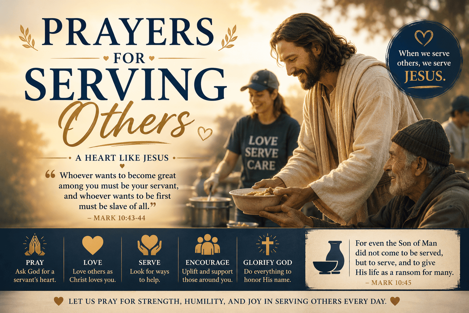 prayers for serving others
