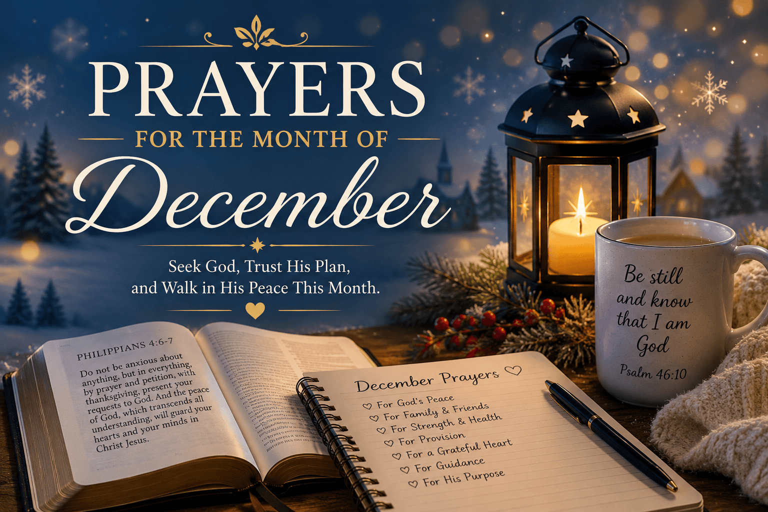 Prayers for the Month of December