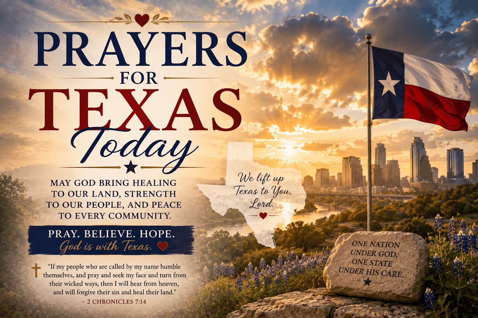 prayers for texas today