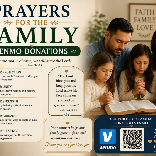 prayers for the family venmo donations