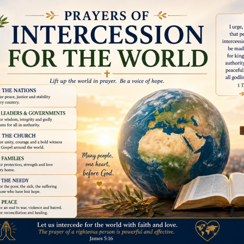 prayers of intercession for the world