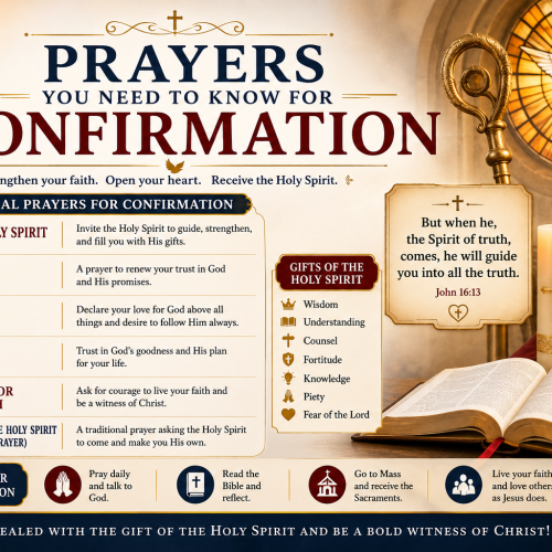prayers you need to know for confirmation